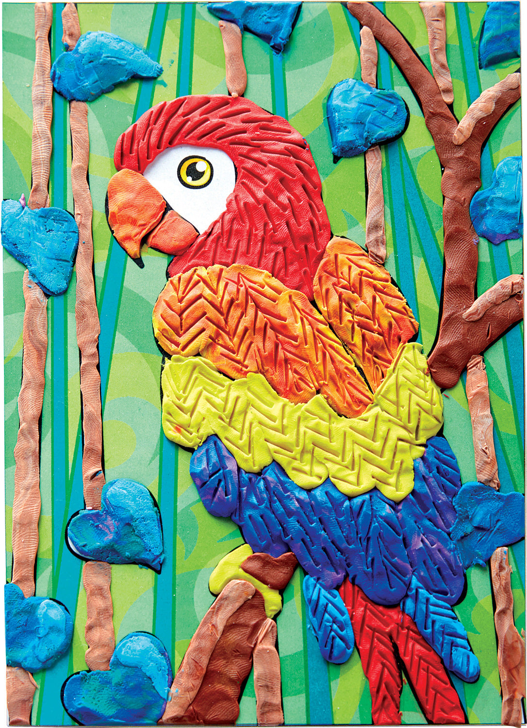 Do Art Coloring with Clay