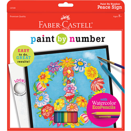 paint by number peace sign