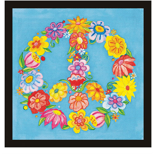 paint by number peace sign
