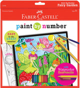 Watercolor Paint by Number Fairy Garden