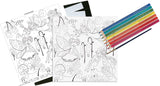 Watercolor Paint by Number Fairy Garden