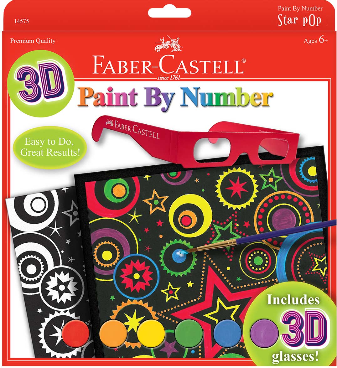Paint By Number 3D Star Pop