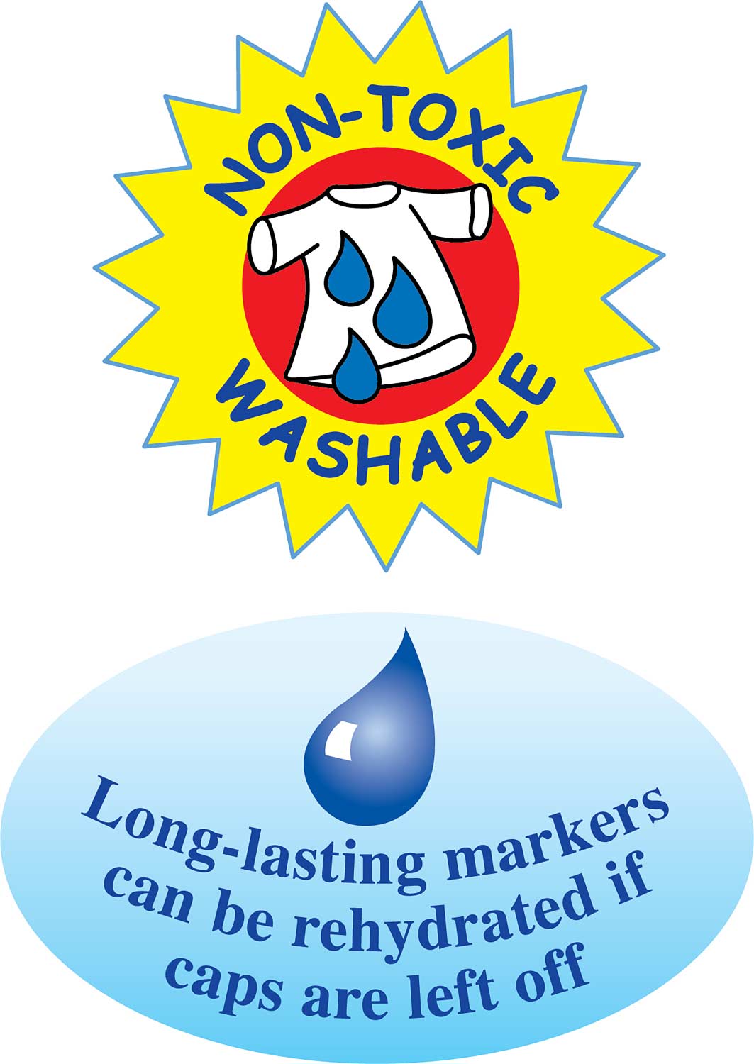 20ct Grip Washable Markers