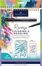 Reverse Coloring and Doodling Book Brights Edition