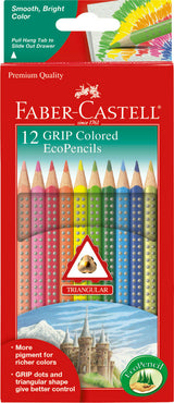12ct Grip Colored Eco Pencils