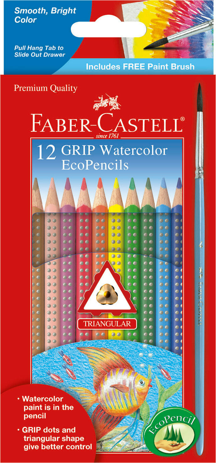 12ct Grip Watercolor Ecopencils
