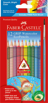 12ct Grip Watercolor Ecopencils