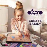 OKTO Clay-by-Numbers Kit – "Owl" (11.4" x 11.4")