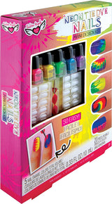 Neon Tie Dye Nails - Mani Deisgn Kit