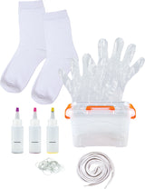 Neon Tie Dye Socks & Laces Design Keeper Crate