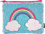 S. Lab Magic Sequin Pouch- Unicorn/Rainbow