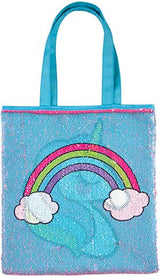 Magic Sequin Unicorn/Rainbow Reveal Tote Bag