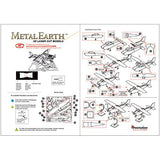 Fascinations Metal Earth Cessna 172 Airplane 3D Metal Model Kit