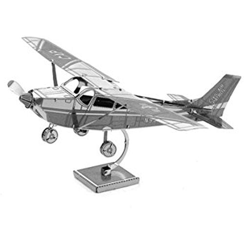Fascinations Metal Earth Cessna 172 Airplane 3D Metal Model Kit