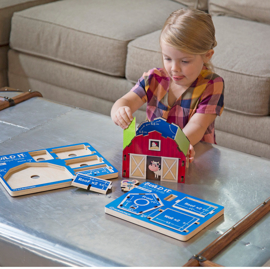 Build It Blueprint Puzzles - BARN
