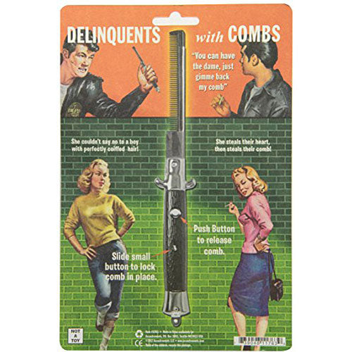 Accoutrements Delinquents Switchblade Comb