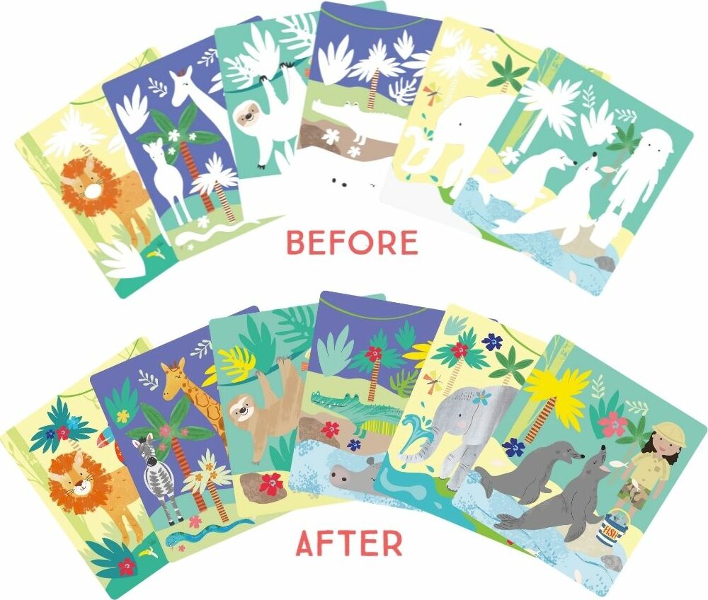 Jungle Easel Watercard and Pen