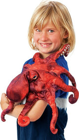 Octopus, Red Hand Puppet