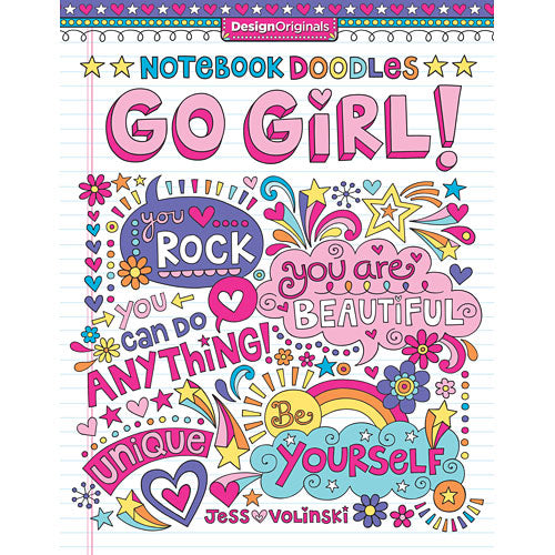 Notebook Doodles Go Girl!