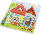 3-d Wooden Bear Puzzle