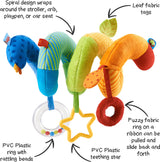 Rainbow Activity Spiral Stroller Toy