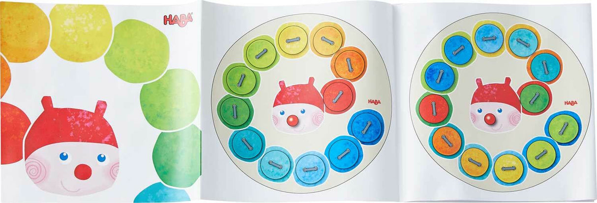 Rainbow Caterpillar Counting Threading Game