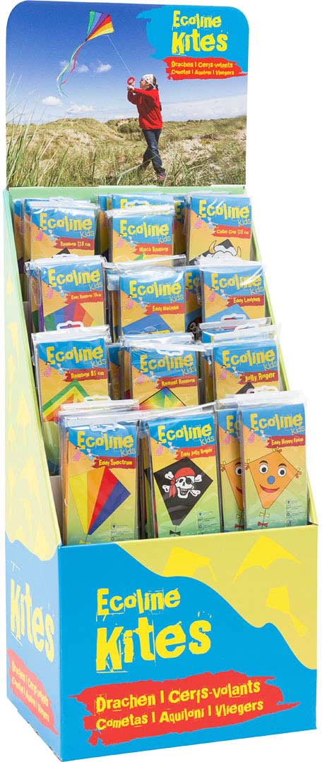 Floor Display "Eco Line" 36 Asstd. Kites