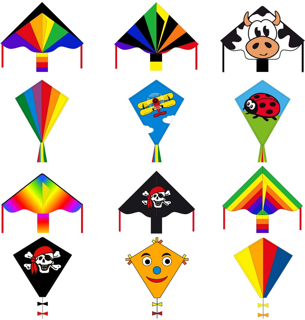 Floor Display "Eco Line" 36 Asstd. Kites