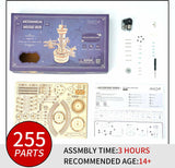 3D Wooden Puzzle Music Box - Airplane-Control Tower