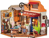 DIY Miniature House Kit: Corner Bookstore