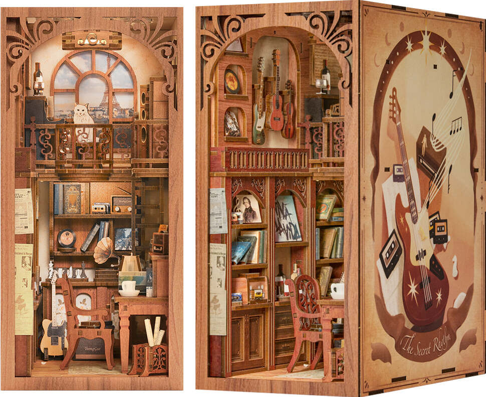 DIY Bookend Puzzle: The Secret Rhythm w/ Dust Cover