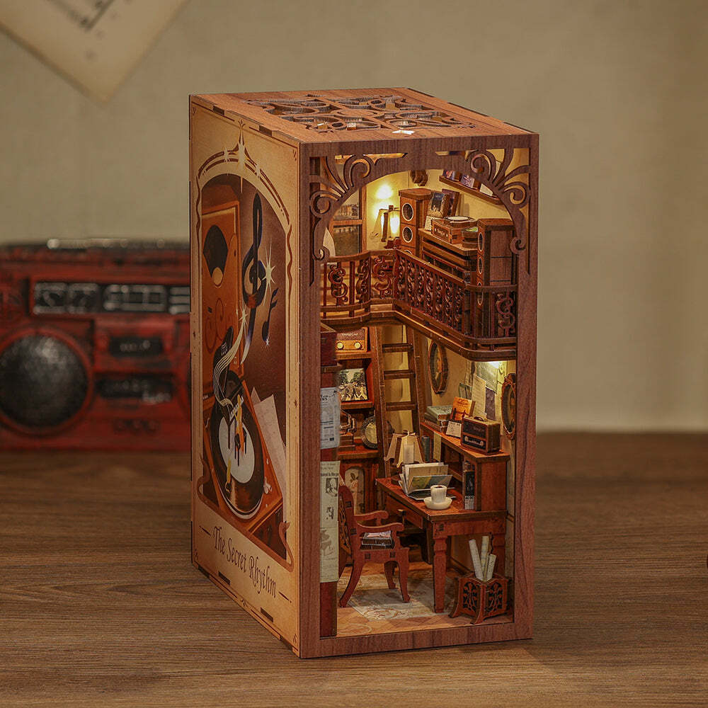 DIY Bookend Puzzle: The Secret Rhythm w/ Dust Cover