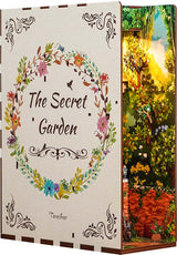 DIY Bookend Puzzle: Secret Garden