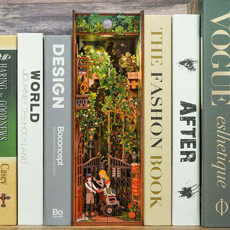 DIY Bookend Puzzle: Secret Garden