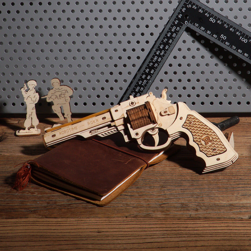 3D Mechanical Wooden Puzzle - Corsac M60 Rubber Band Gun – Givens