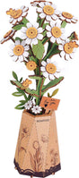 Modern Wooden Puzzle: Chamomile