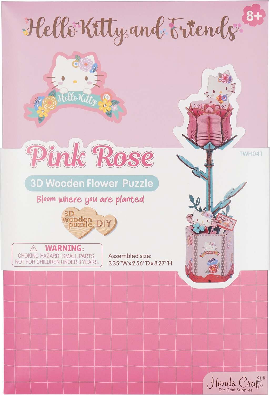 Hello Kitty® and Friends Flower Puzzle: Hello Kitty® Pink Rose