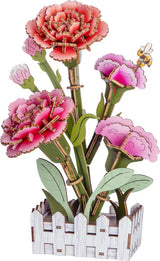 3D Flower Puzzle Carnation Bloom Set