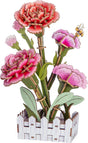 3D Flower Puzzle Carnation Bloom Set