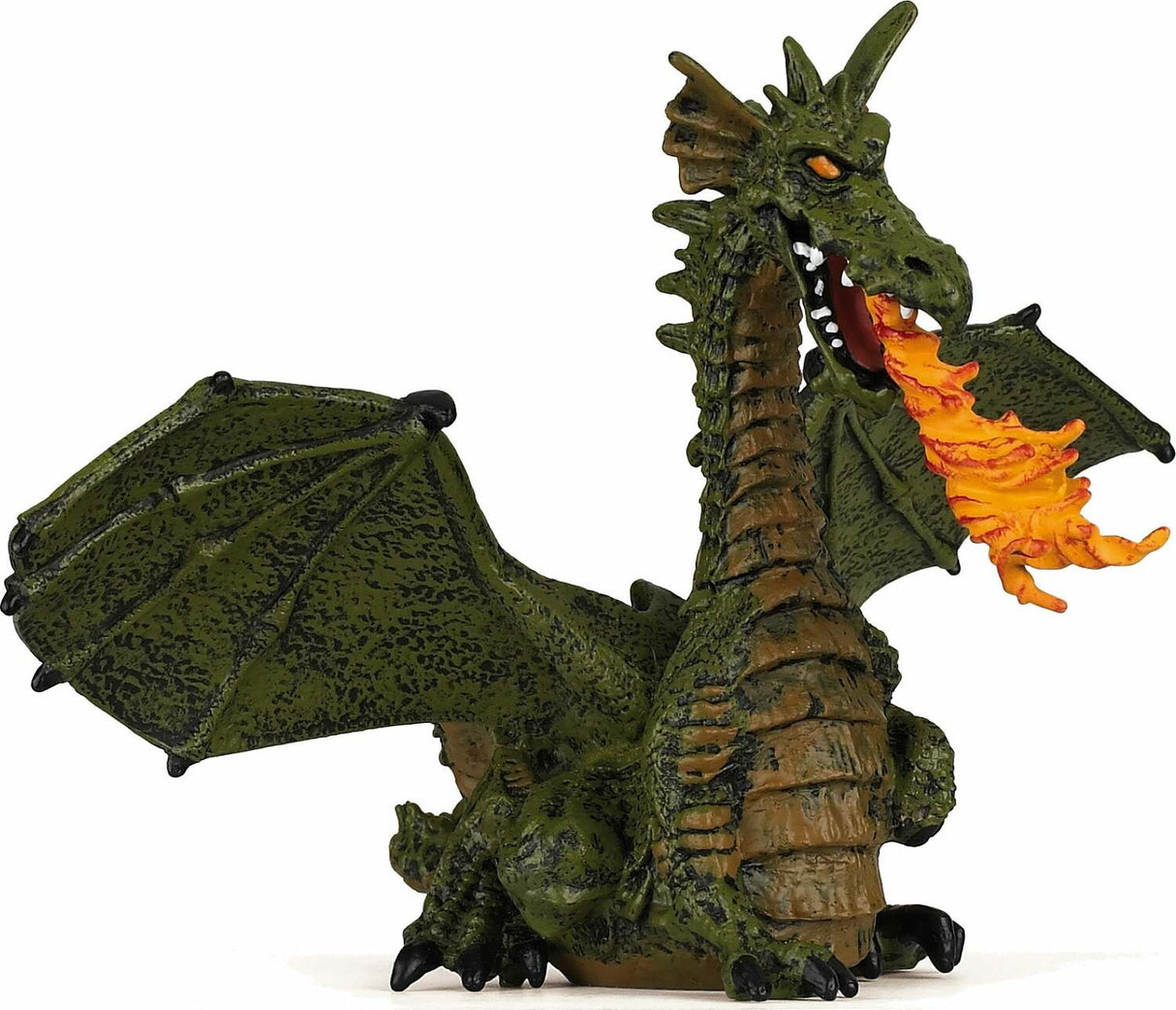Papo Green Winged Dragon w/ Flame