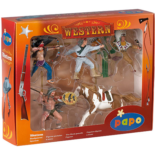 clearance  Papo Western Boxed Set