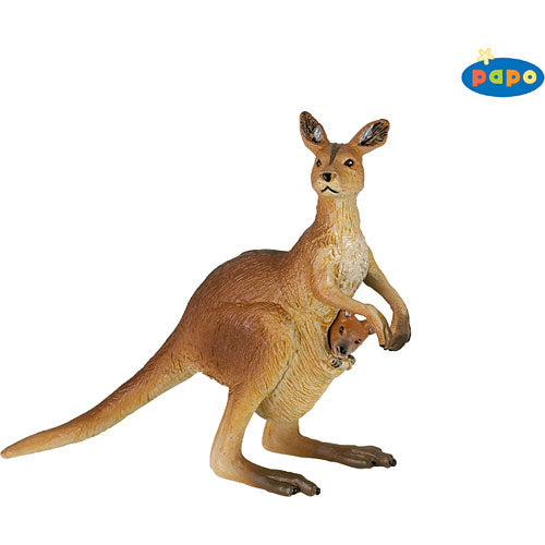 Papo Kangaroo with Joey