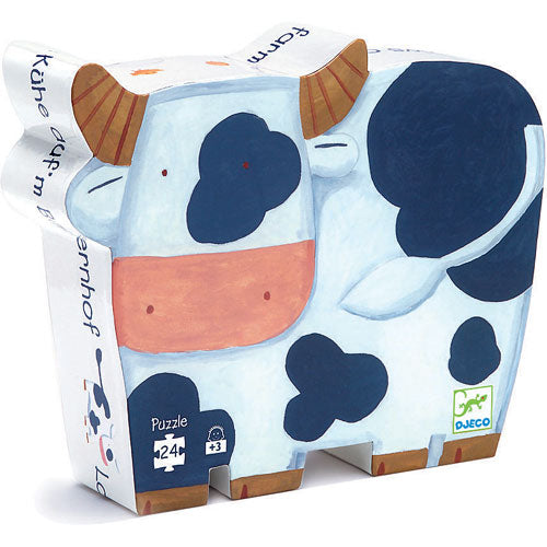 Djeco The Cow on the Farm Puzzle 24pcs