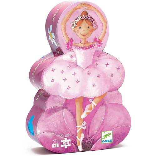 Djeco Ballerina with Flower Puzzle 36pcs