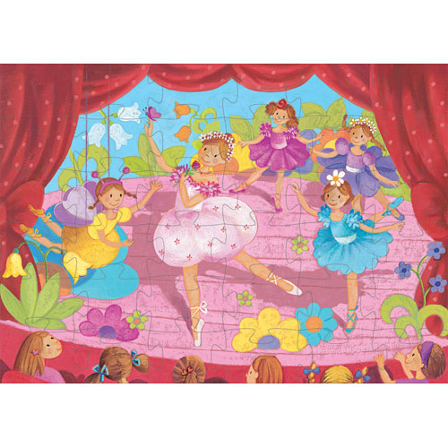 Djeco Ballerina with Flower Puzzle 36pcs