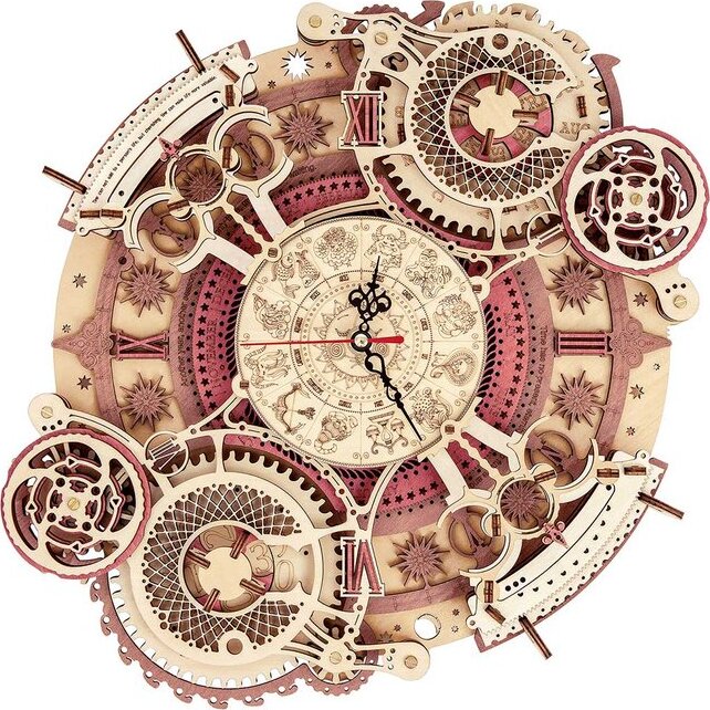 Time Art; Zodiac Wall Clock