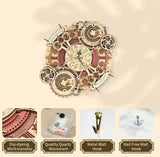 Time Art; Zodiac Wall Clock