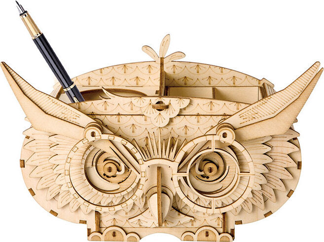 Classic 3D Wood Puzzles; Owl Storage Box