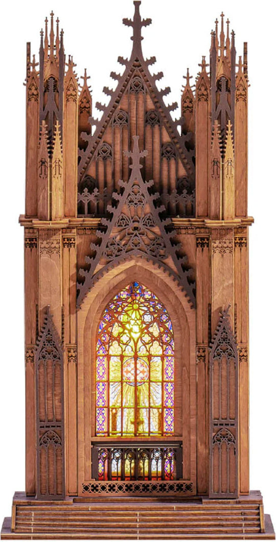 Rose Window Twin Tower Cathedral