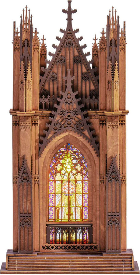 Rose Window Twin Tower Cathedral
